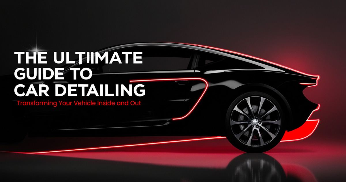 The Ultimate Guide to Car Detailing: The Inside and Outside Excavation of a Car