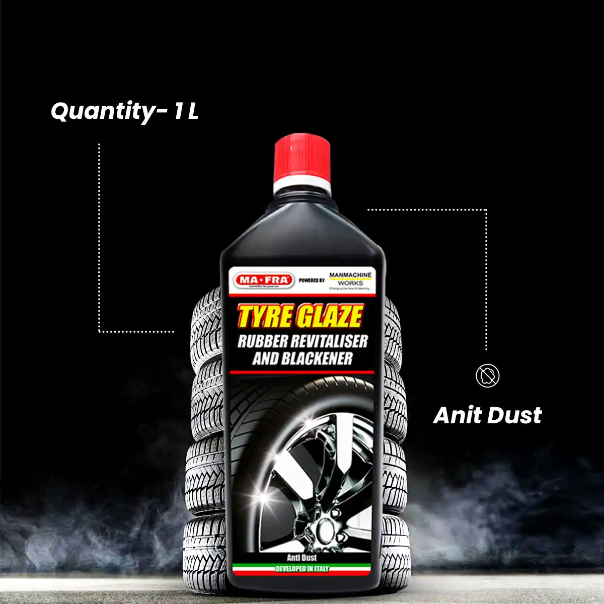 Mafra Tyre Glaze MA-CH-03 Vehicle Interior Cleaner  (1 L)