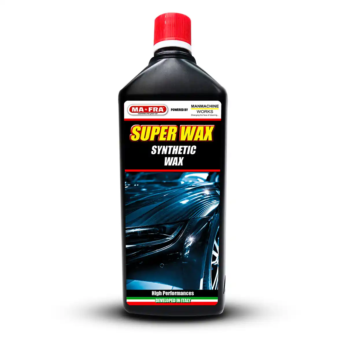 MAFRA, 1 L Super Wax, Synthetic Wax, Long Lasting and High Performance, Eco- friendly and safe to use with Dilution Ratio 1:9 via foam gun (Wash up to 100 Times)