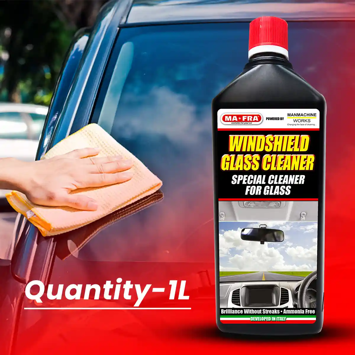 Windshield Glass Cleaner – Glass Cleaner for Professional Glass Care