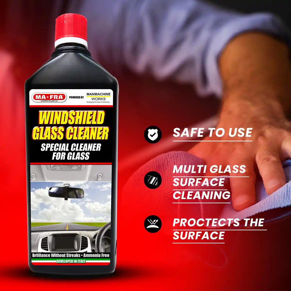 Windshield Glass Cleaner-Mafra