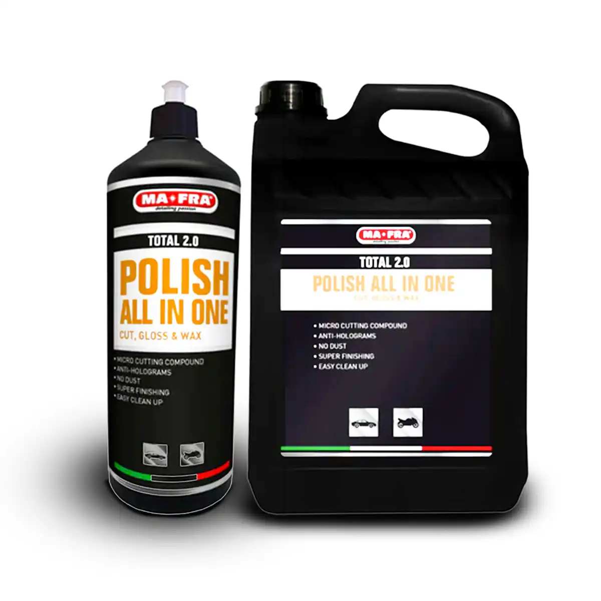 Total 2.0 Polish All In One - Multi-Function Car Polish for Scratch, Swirl Removal & High Gloss Finish