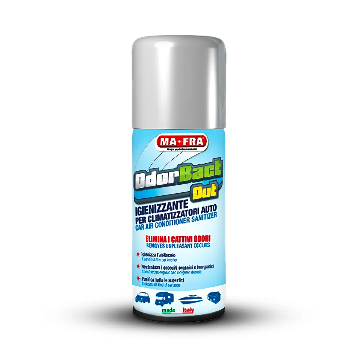 Odorbact - Antibacterial Odor Eliminator for Car Interiors and Air Conditioning Systems