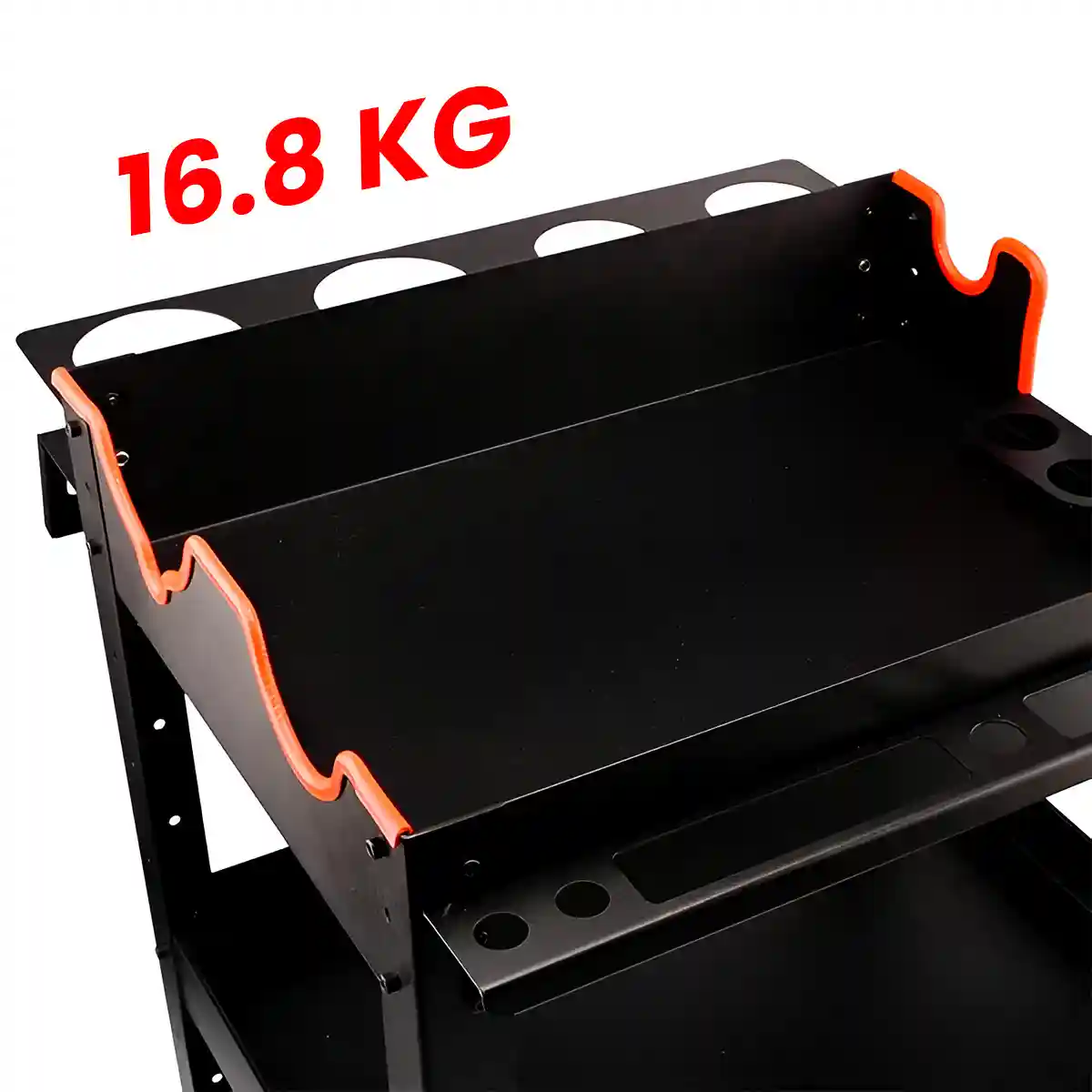 Premium Heavy Duty Detailing Cart with Two Side Plate and Hang Hook – Detailing Cart for Professional Machine and Tools