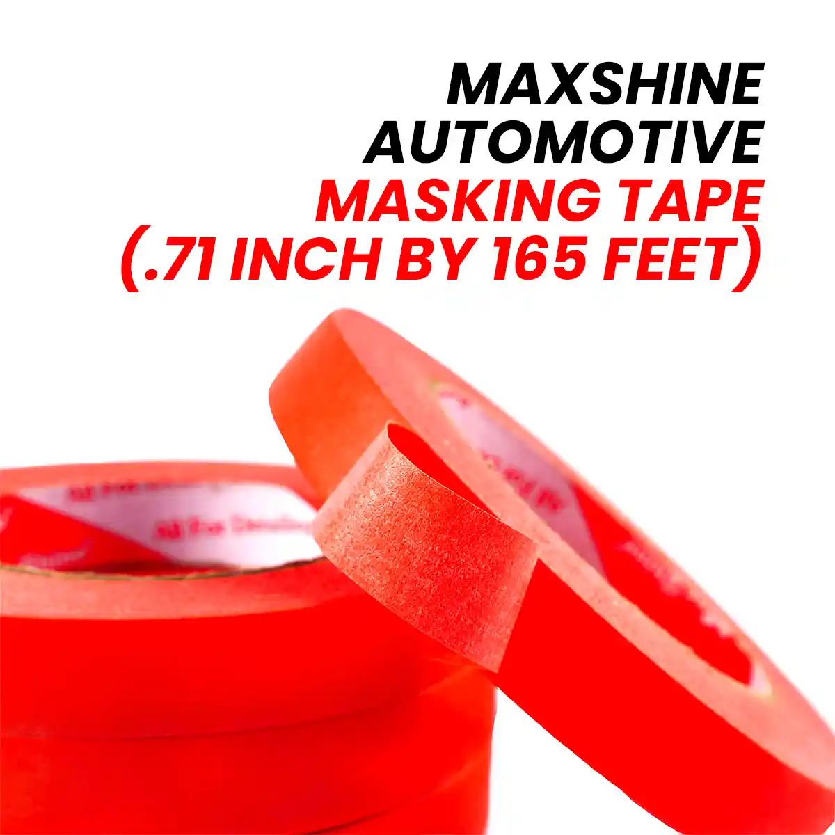 Maxshine Automotive Masking Tape (0.71 inch by 165 Feet) – Masking Tape for Professional Detailing Tools