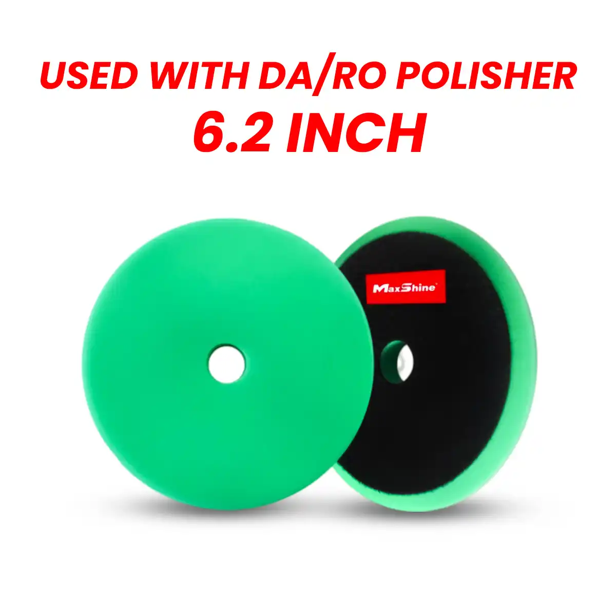 High Pro Green Foam Heavy Cutting Pad – 6.2 Inch for Advanced Paint Correction