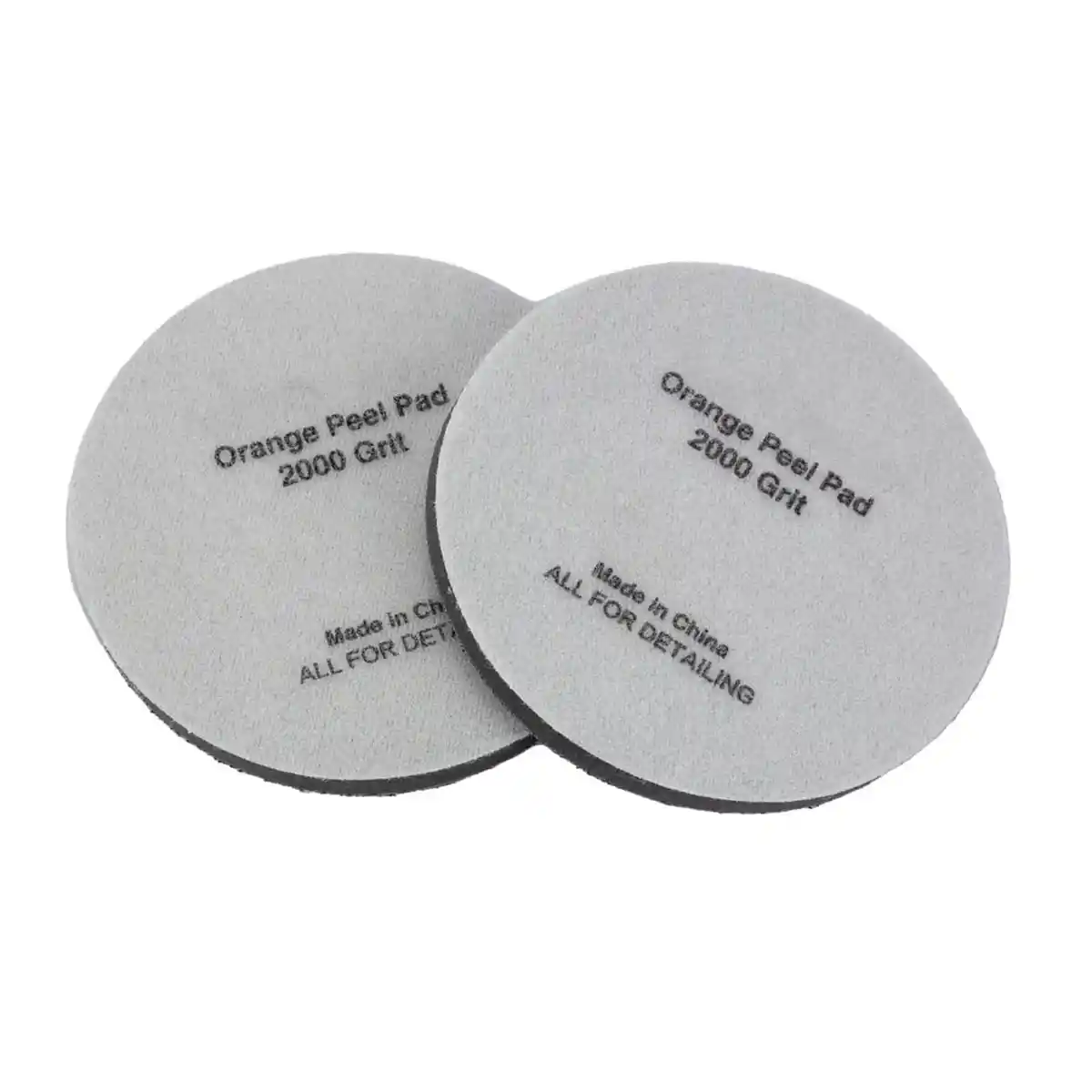 Orange Peel Removal Pad - 2000 Grit Black Denim 5 Inch (2pcs/pack) – Removal Pad for Professional Detailing Tools