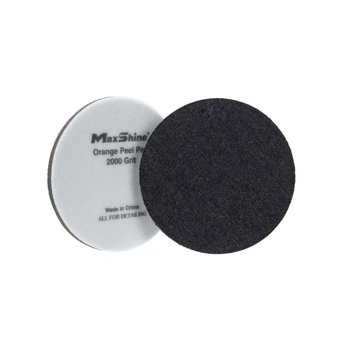 Orange Peel Removal Pad - 2000 Grit Black Denim 5 Inch (2pcs/pack) – Removal Pad for Professional Detailing Tools