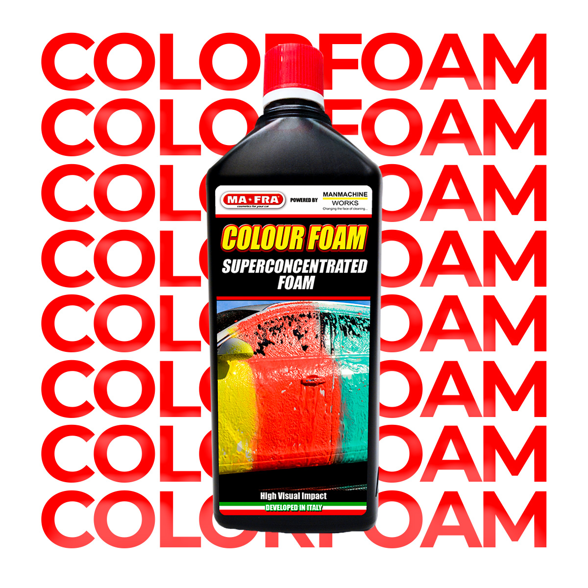 Colour Foam - Red – Foam for Professional Exterior Care