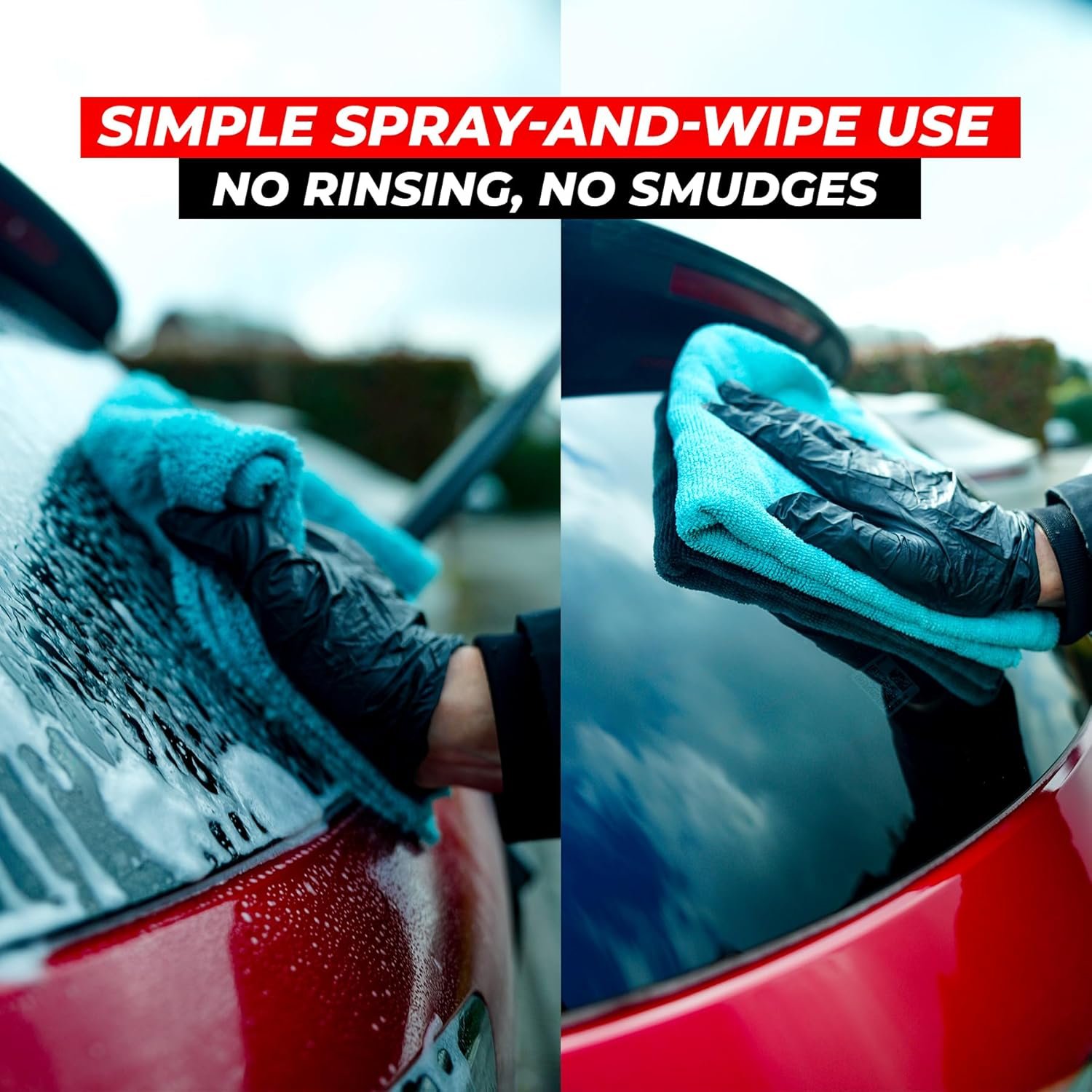 Car Glass Cleaner & Degreaser 500ml | Ammonia-Free, Streak-Free Window Cleaner | Removes Grease, Fingerprints & Smoke Residue - Image 3