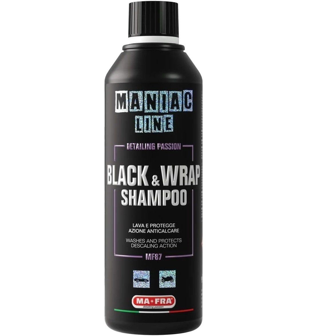 Maniac Line Black & Wrap 2-in-1 Shampoo (500ml) - Image 5