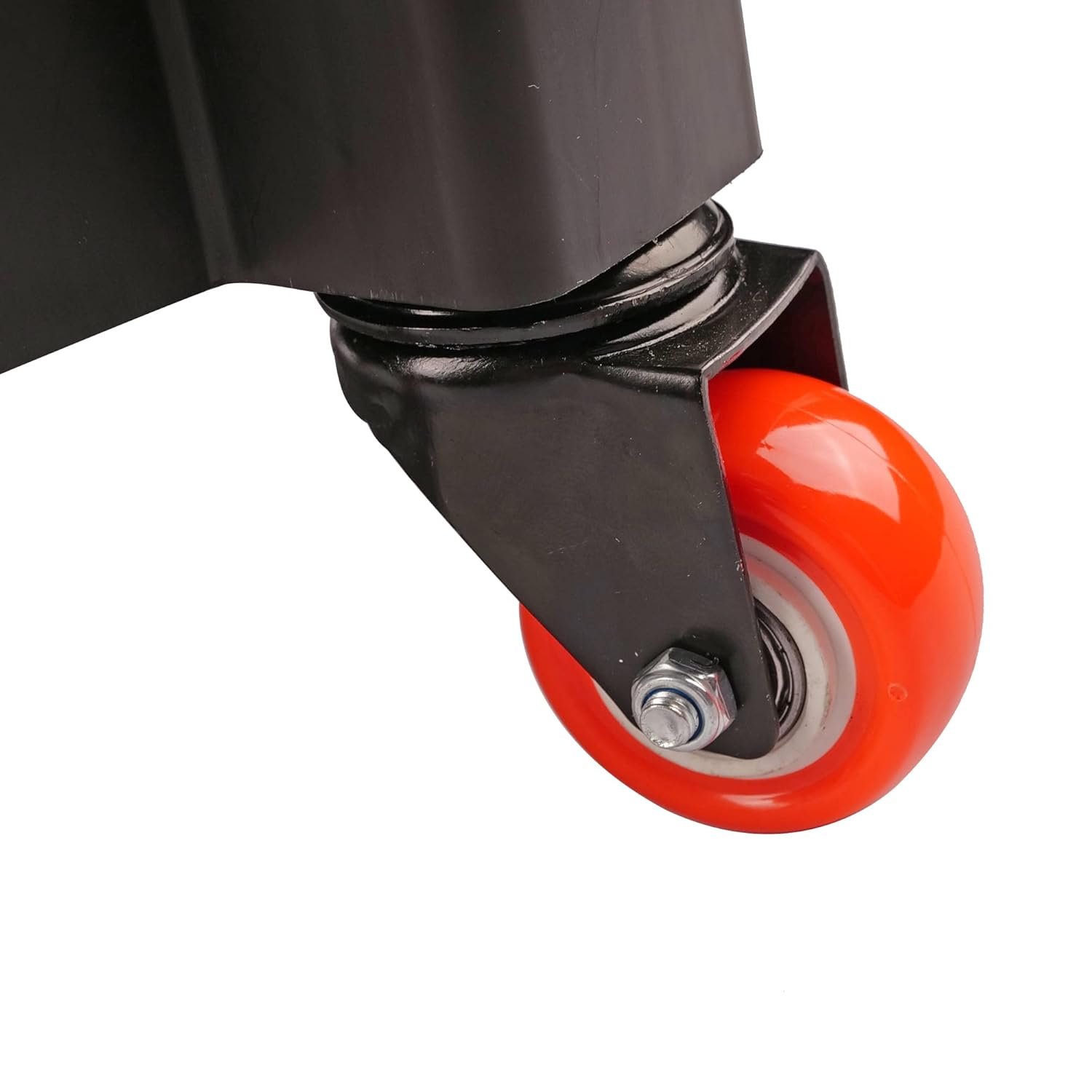 Professional Rolling Bucket Dolly | Fits 2.7and5 Gallon Buckets | 360Â° Swiveling Wheels, 3 Brush Holders, Bottle Storage & Locking Screws - Image 4