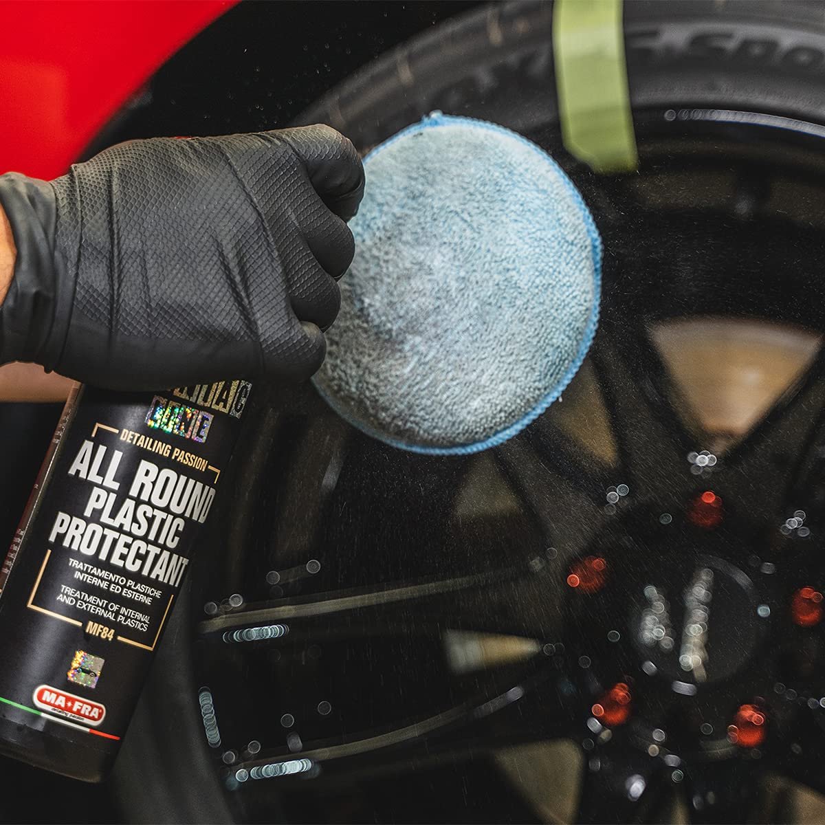 Mafra Maniac Line All Round Plastic Protectant | Revives & Protects Plastic & Rubber | Interior & Exterior Dressing | 500ml