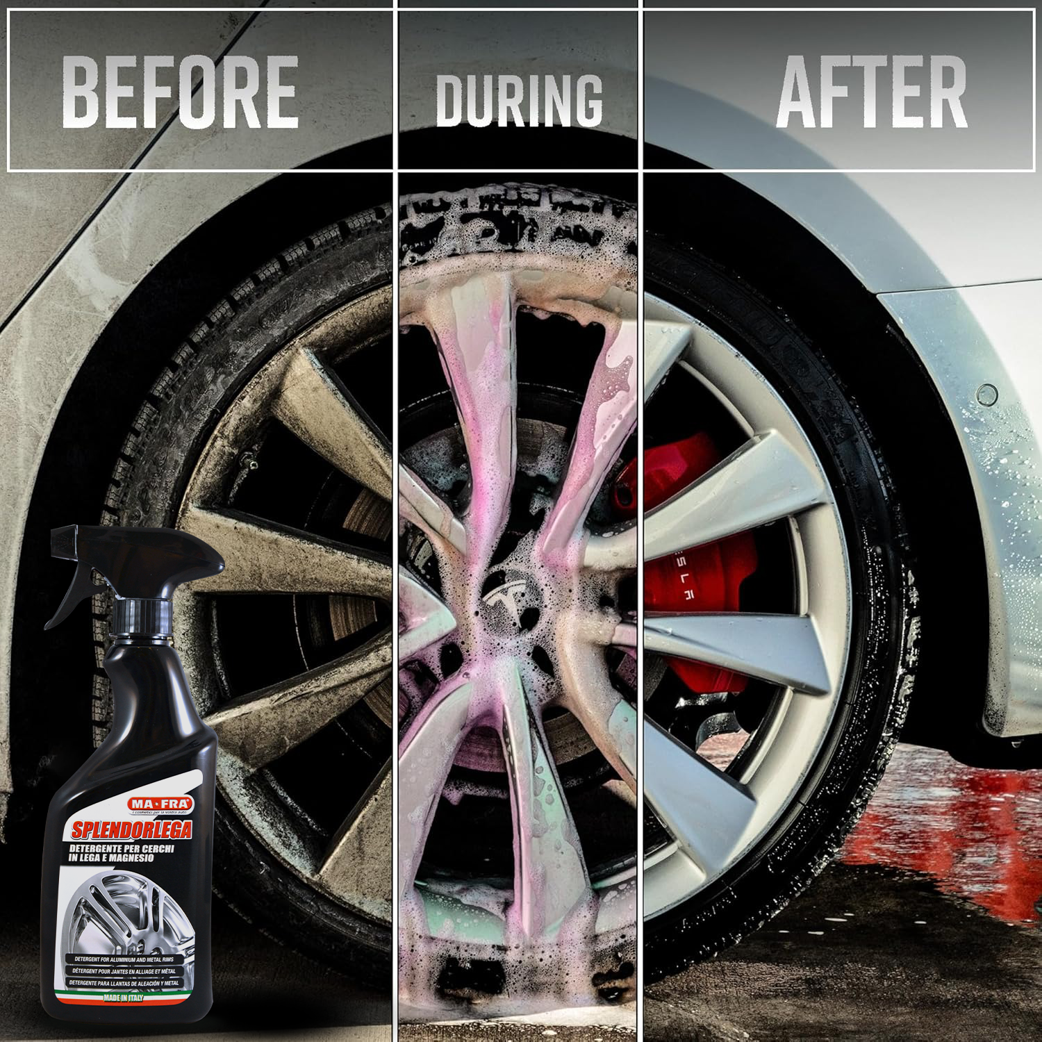 Mafra Splendorlega (500 ml) and Tyre & Alloy Cleaner for Professional Exterior Care - Image 3