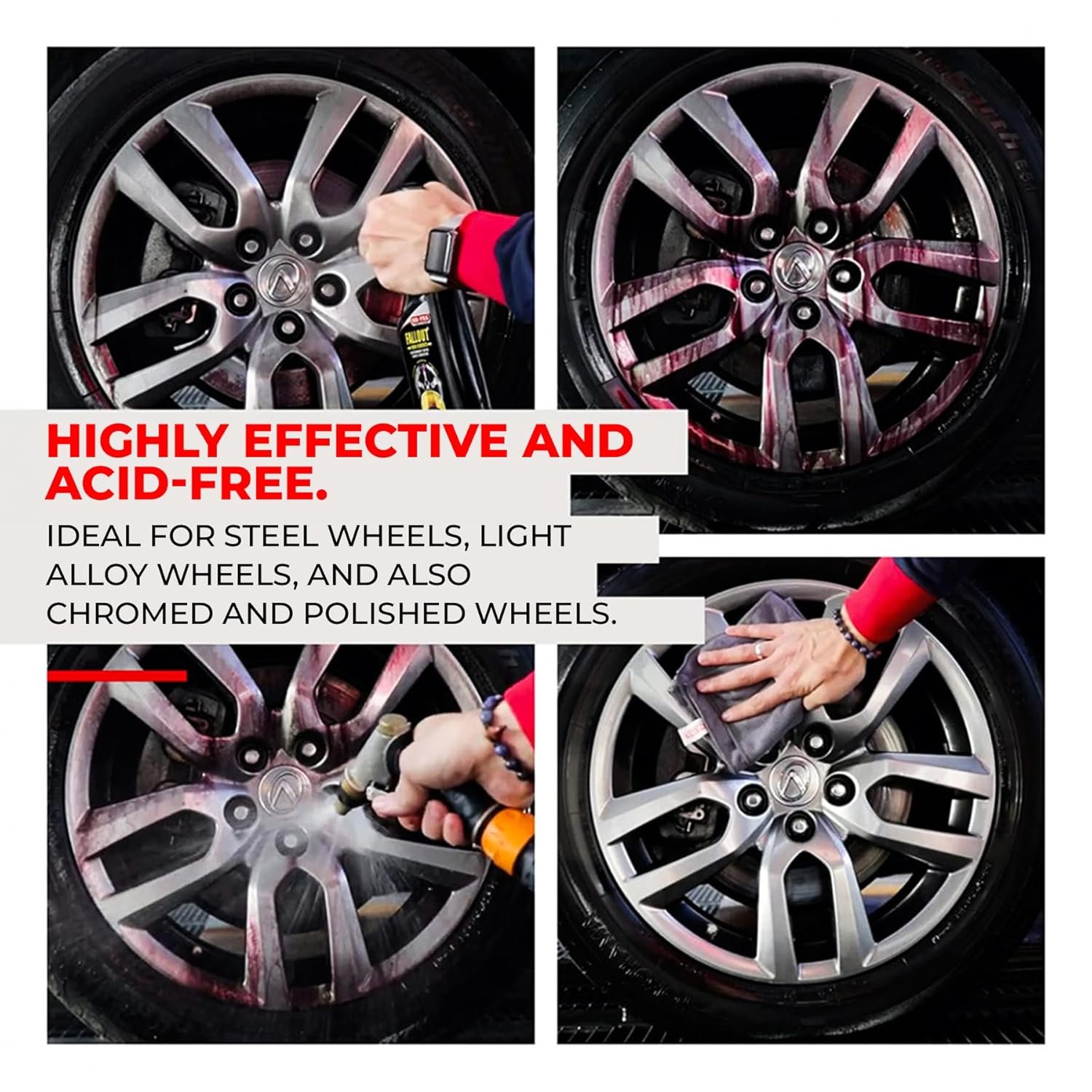 Fallout Remover and 500ml | Iron Dust Removes for car alloy wheels rims & bodywork - Image 3