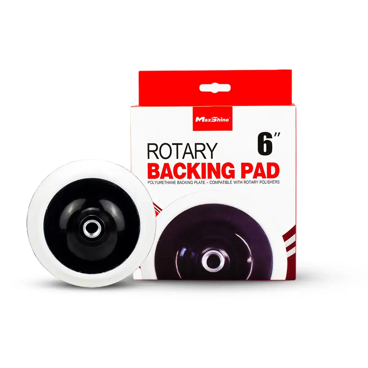 Maxshine RO Polisher Backing Plate 6 Inch Replacement for Rotary
