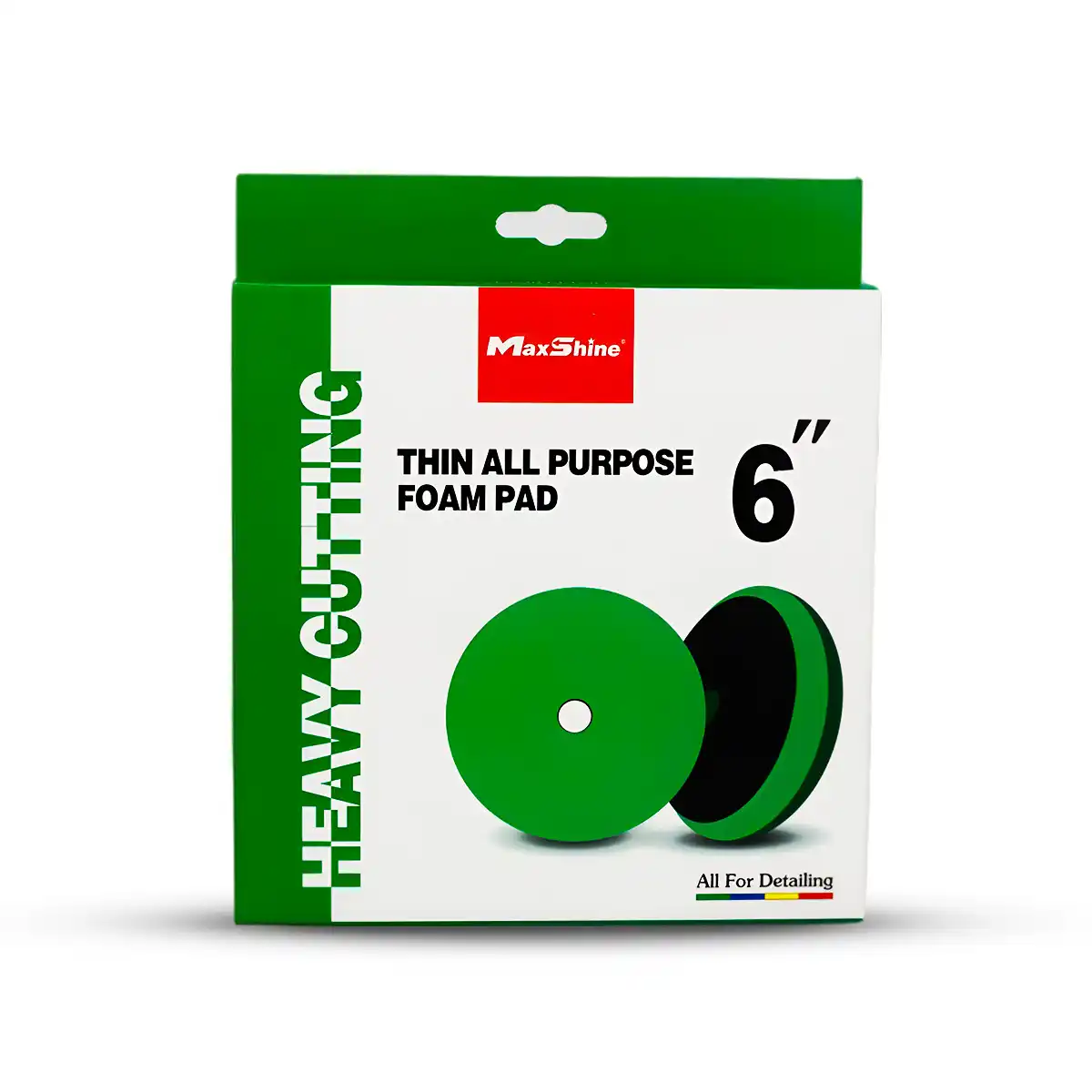 Maxshine High Pro Green Foam Heavy Cutting Pad 6.2 Inch for Advanced
