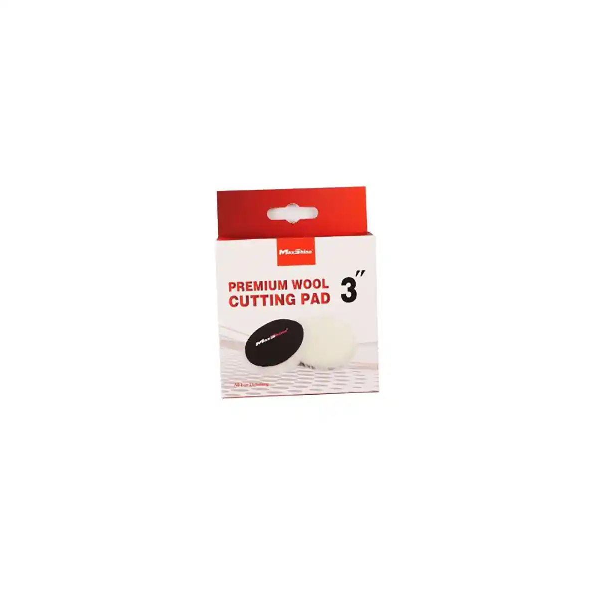Maxshine Premium Wool Cutting Pad 3 Inch for Heavy-Duty Paint