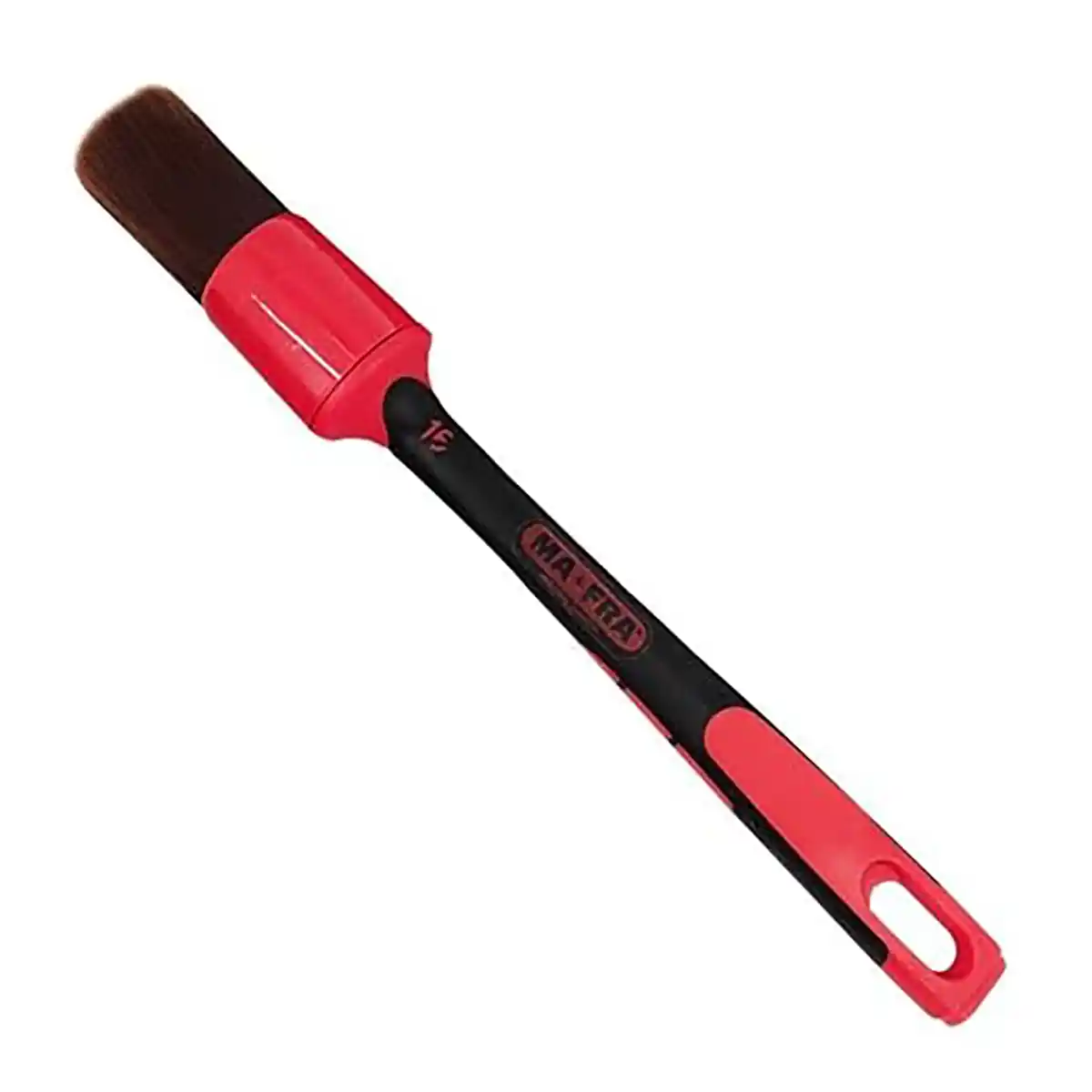 Mafra Brush Red Exterior 24 mm Brush for Professional Car Detailing