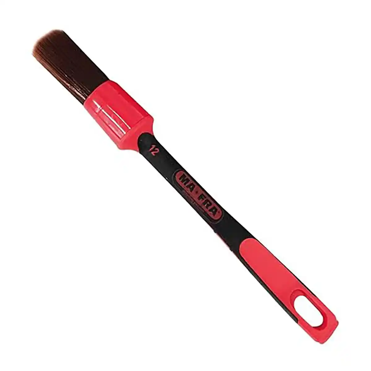 Mafra Brush Red Exterior 16 mm Brush for Professional Car Detailing