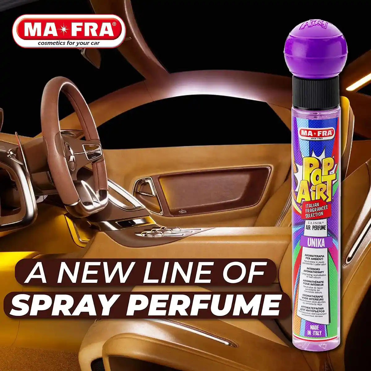 Mafra POP ART Car Perfumes (Various Scents) Car Perfume