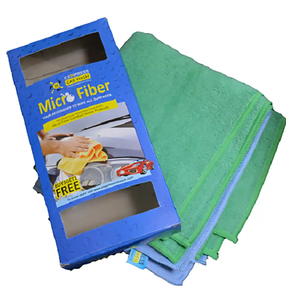 Mafra Microfiber Cloth (3+1) Cloth for Car Drying and Detailing