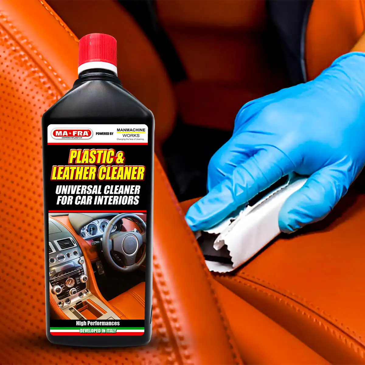 Mafra Plastic Leather Cleaner for Interior Cleaning and Care