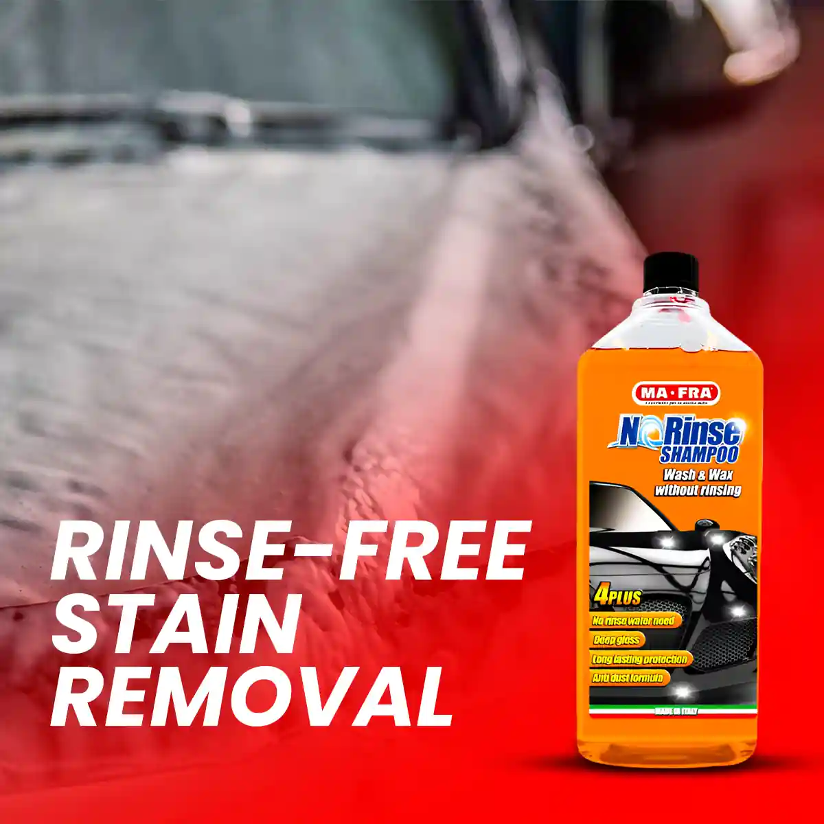 Mafra No Rinse Wash Quick Detailer for Exterior Car Detailing