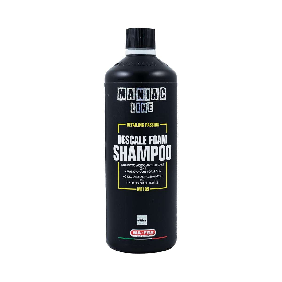 Maniac Line Descale Foam Shampoo and 3-in-1 Car Detailing Shampoo
