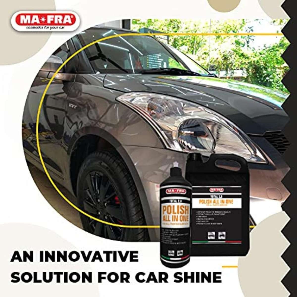 Mafra Total 2.0 Car Polish 1000ml for Paint Correction and Gloss product image 6