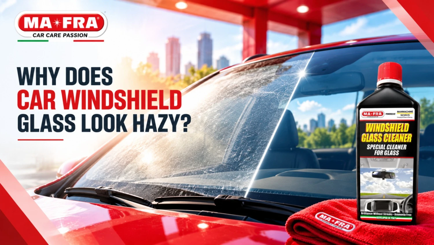Why Does Car Windshield Glass Look Hazy? Causes and Cleaning Solutions